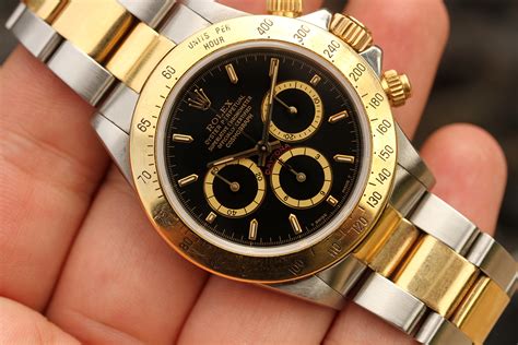 rolex daytona gold 1990|Rolex daytona dials explained.